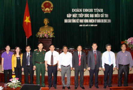 Đoàn đại biểu Quốc hội tỉnh Hưng Yên Gặp mặt, tiếp xúc đại biểu cử tri báo cáo tổng kết hoạt động nhiệm kỳ khoá XII 2007 – 2011